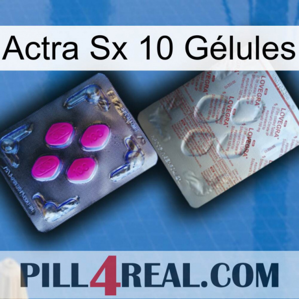 Actra Sx 10 Gélules 38